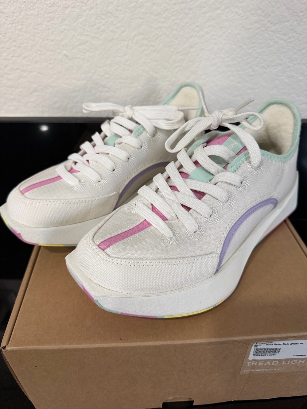 Allbirds x Olivia Rubin Riser Sneakers Multi Women’s 6 NIB